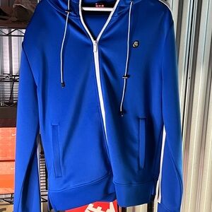 Karl Lagerfeld Royal Blue Zip Up Jacket